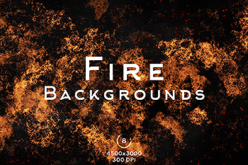 300DPI美丽火焰高清背景图素材 Fire Backgrounds