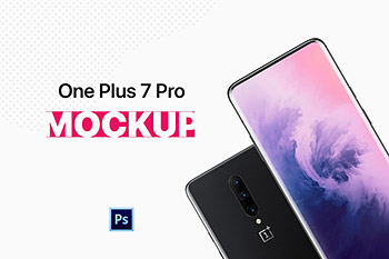 UI样机 少见稀有的一加oneplus-7-pro手机APP 展示模型mockups