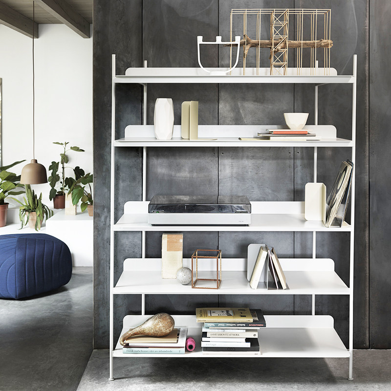Nordic Iron Art Bookshelves Landing Living-room Minimalist Creative Racks Ins Wind Modern Custom Book House Containing Deck Shelf