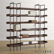 Nordic Iron Art Shelf Floor Containing Shelf Display Show Shelf Partition Screen Living Room Minima Creative Bookshelf