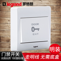 Legrand tcl surface mounted access control out button access control key doorbell switch reset 86 panel