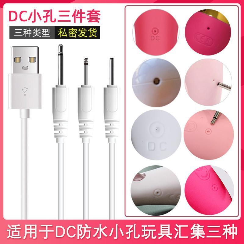 Dc2.5 Pin Type Adult Sex Toy Vibrating Massager  Charging Cable 2.0 Small Round Hole Pin Charger