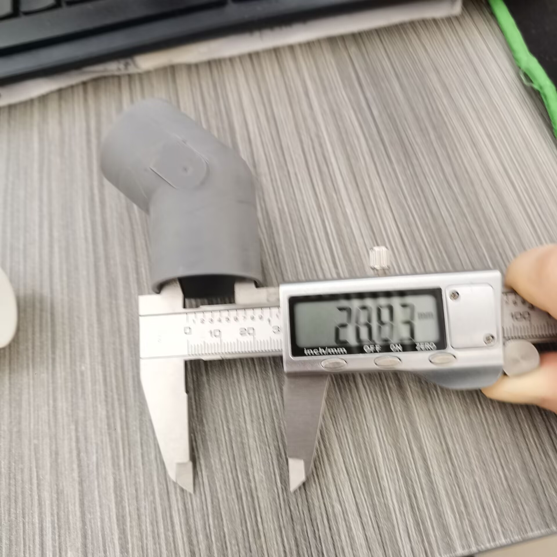 肺功能仪配件转接管转接头1个尼龙材质不带螺丝头有孔无孔可选