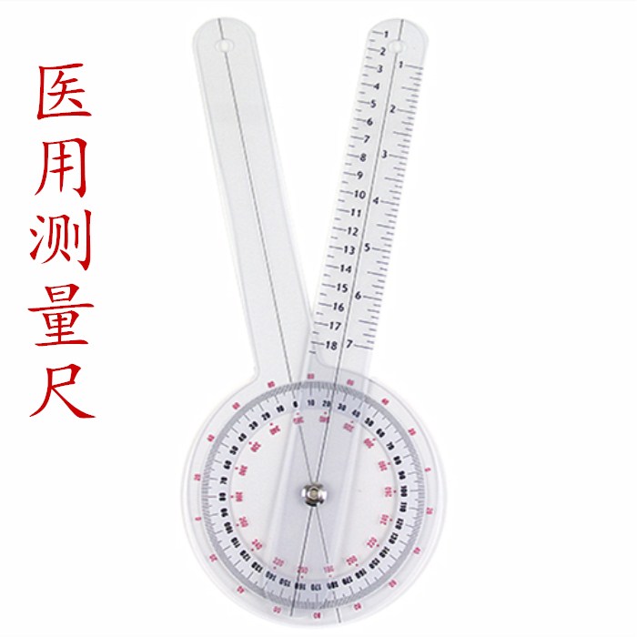 Measuring ruler for measuring scale of angle scale of doctor's size surface area