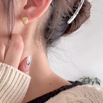 Small crowd designer style French pull earbutton earbutton ear accessories retro - fine metal fashion