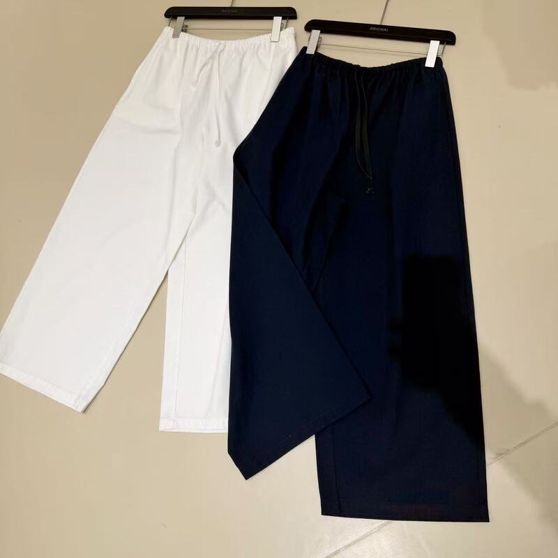 10.21 (No Returns, No Exchanges) 65% Lyocell 35% Cotton Drawstring Elastic Waist Casual Pants