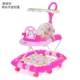 Baby Walker 6 7-18 tháng Bé đẩy rollover đa chức năng đẩy tay có thể ngồi bé trai và bé gái với âm nhạc để giúp đỡ