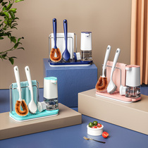 Creative kitchen cleaning rack 304 rag drain rack long handle dishwashing brush pot induction mobile phone storage rack