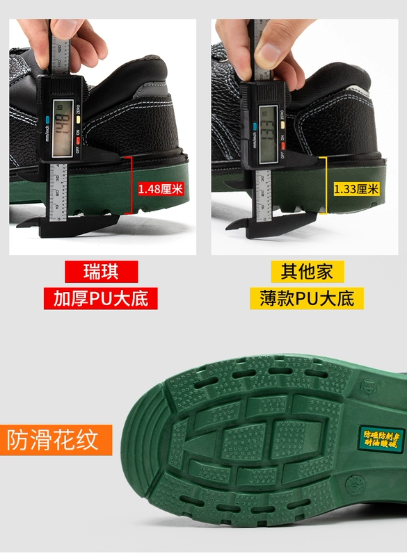giày bảo hộ cho nữ Giày bảo hộ lao động nam chống va đập, chống đâm thủng, mũi thép, tấm thép cũ thoáng khí, nhẹ, khử mùi, cách nhiệt thợ điện, bếp làm việc giày bảo hộ lao động cao cấp giày safety jogger industrial
