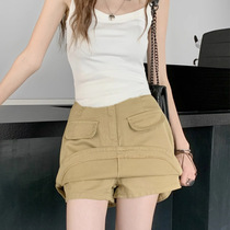 Next Kiss Maternity Denim Skirt 2024 Straight A-Line Skirt Anti-Exposed Skirt Summer Thin Short Skirt