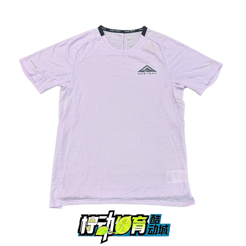 Authentic Nike Dri-Fit Men's Breathable Sweat-Absorbent Quick-Drying Cross-Country Running Sports Short-Sleeved T-Shirt Dv9306