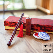 (Black Myth Wukong) Same style red sandalwood fetal hair brush DIY fetal hair brush souvenir for babys full moon fetal hair