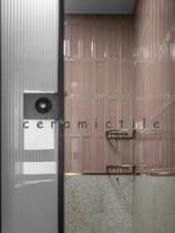 Hefan concave long tile 100 * 300mm pink green gray toilet bar bathroom interior wall tiles