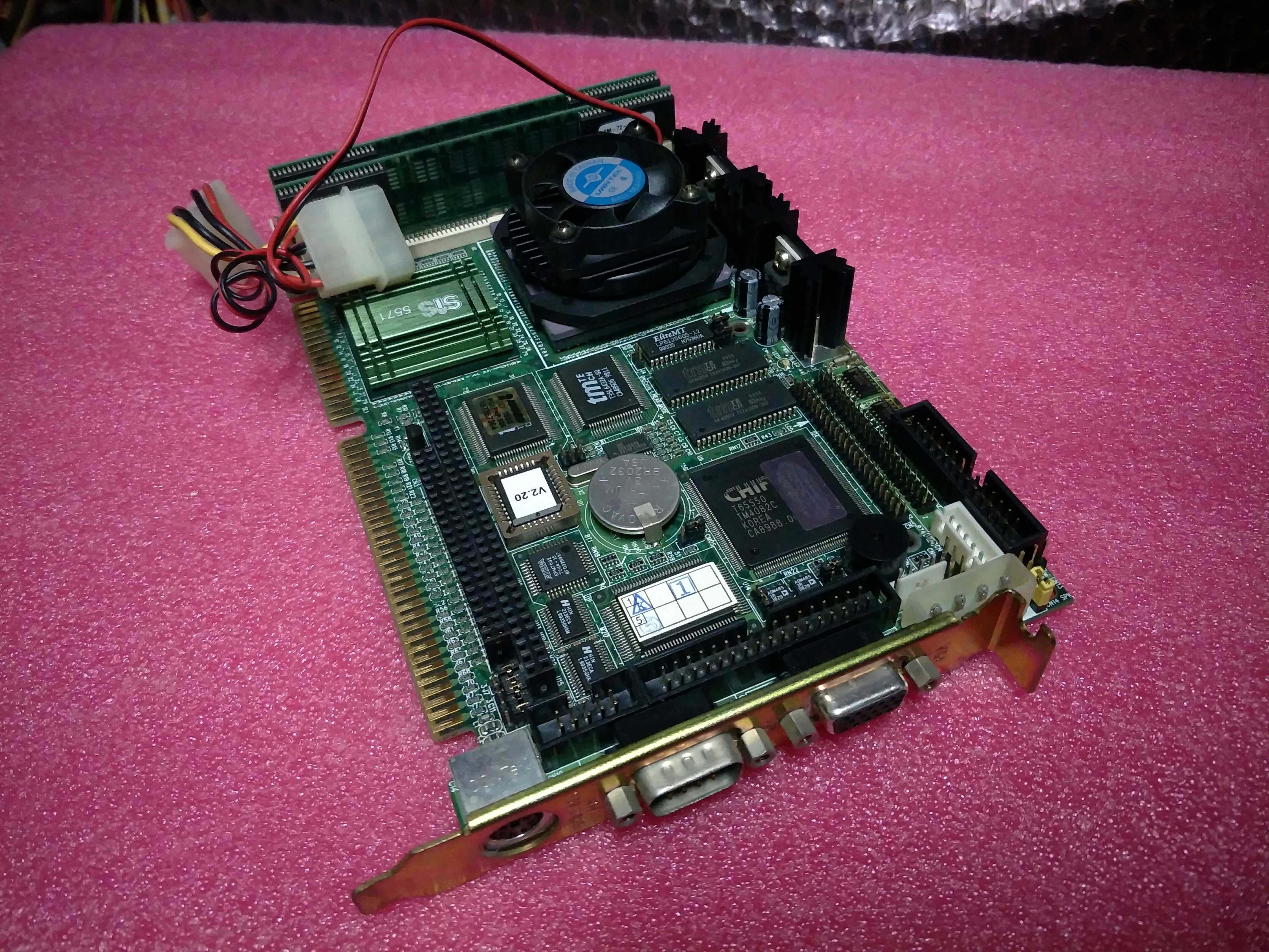 Original disassembly PCA-6153 REV B1 half-length card can charge new PCA-6145 PCA-6151