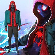 Manles Spider-Man Parallel Universe Jacket Sweatshirt cos Miles Tights One-piece dress