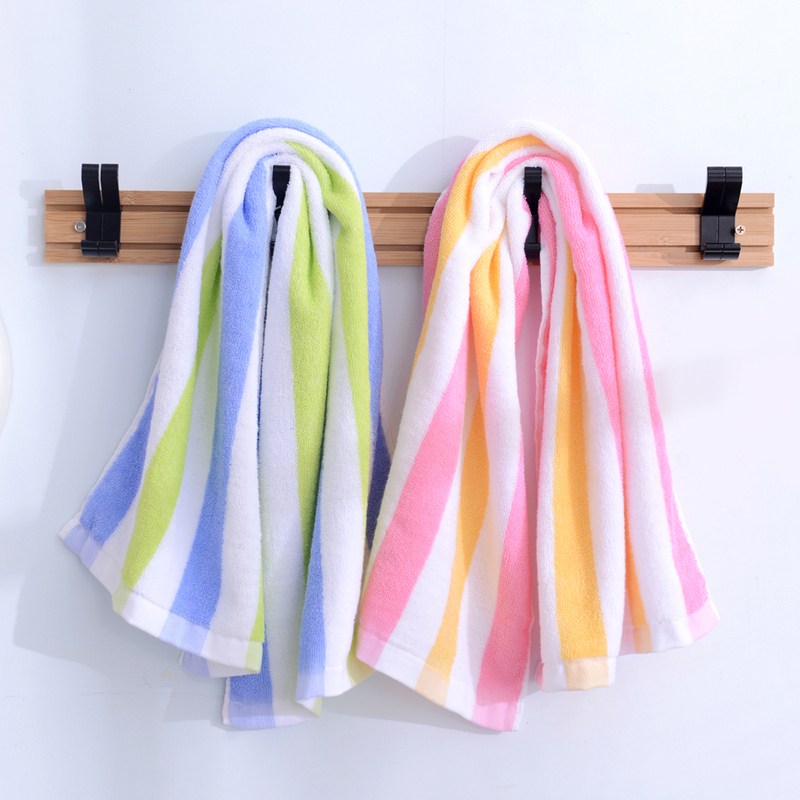 Men's Extra-Long Towel 35X90 Summer Thin Style for Bathing and Showering, Household Pure Cotton Large Absorbent Towel That Does Not Shed Lint