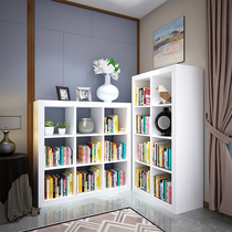 (42MM outer frame) simple bookcase bookshelf childrens toy storage rack free combination multi-functional lattice cabinet