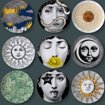 Italian figures Decorative Disc Opera Famous art face hanging disc Pendulum Disc Home Boilerplate room Plate Pendulum