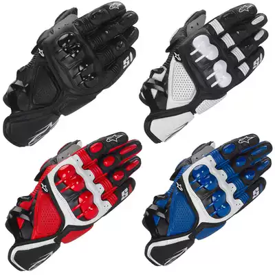 New Italian GP-S1 original single locomotive racing gloves full leather gloves riding Knight anti-drop gloves