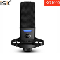 ISK IKG1000 condenser microphone Anchor live recording shouting Mai k singer computer sound card special microphone