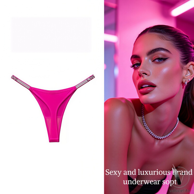 Valvoelite Sports Underwear Women's French Style Seamless Sexy Red Fitness Thong Yoga Underwear Briefs