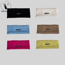 VALVOELITE letter cloth label sports headband womens yoga headband running sweat-absorbent antiperspirant belt fitness headband