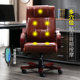 Boss chair leather cowhide computer chair home swivel chair executive chair reclining lift study chair office chair