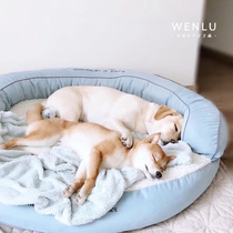 Ask for the road) Enjoy enjoy) The pet sofa bed can be detached and the dog cohorts can be customized and embroidered