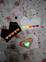 (Spot) RAVE love voice control small vest Party music festival glowing EDM sound control costume costume