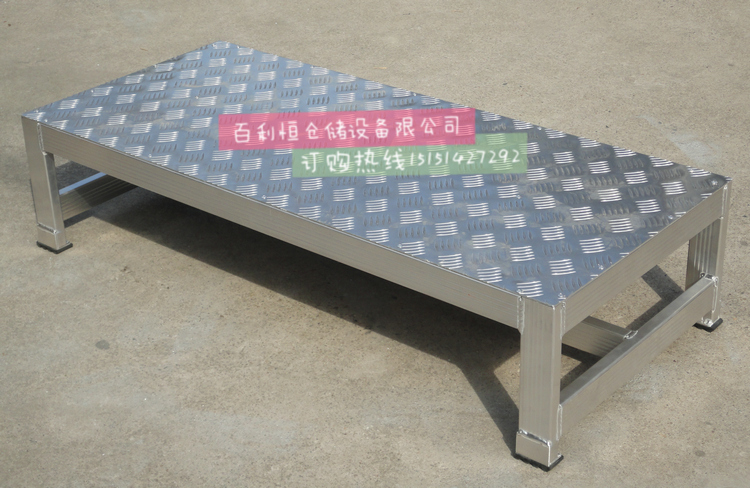 Aluminum alloy pedalling desktop computer bed Stepping Bench Anti Slip Operating Table Mobile Stool High Ladder Step Ladder Two Step Unmarked to do