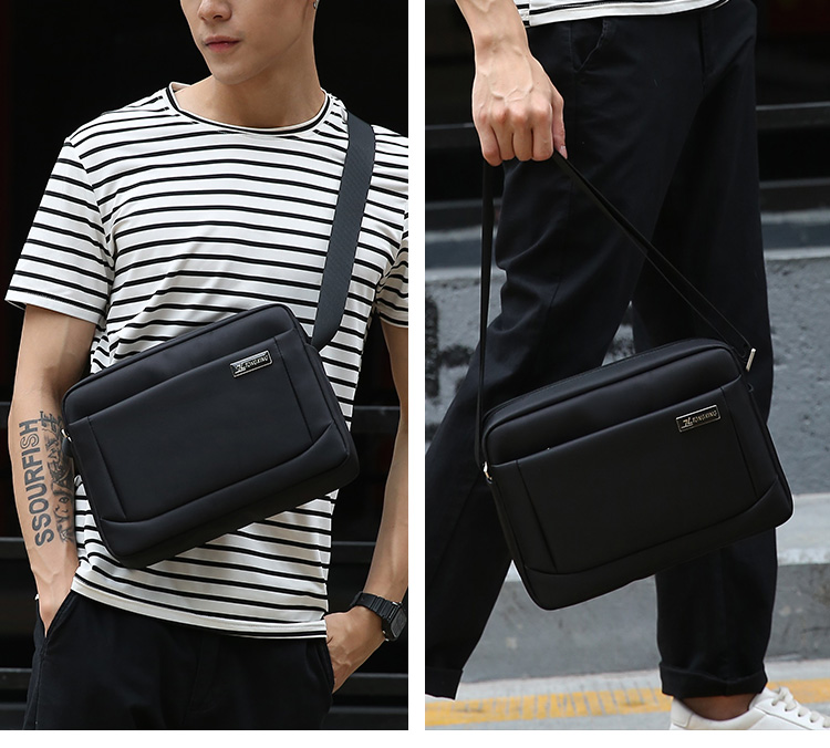 Người đàn ông giản dị túi nhỏ người đàn ông túi chéo phần đeo vai túi nylon không thấm nước oxford vải vải kinh doanh vali ví lv