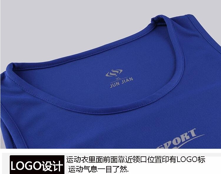 Lỏng phần mỏng không tay T-Shirt thể thao phù hợp với nam giới mùa hè dây kéo quần short thở mồ hôi thấm và nhanh chóng làm khô vest chạy quần áo set đồ thể thao nữ tay dài