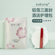 Hotel Supplies Disposable Manga Cotton Bud Cotton Polo Fingernail Filing Care Bag Suit Guest Room Wash Custom