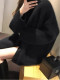 日系复古慵懒风加厚针织开衫女秋冬高级感灰色水貂绒软糯毛衣外套