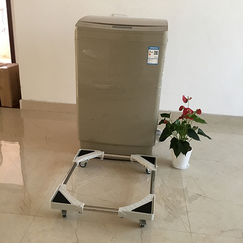 Haier Sanyo Rongshida cơ sở máy giặt phổ quát ròng rọc khung thép không gỉ tủ lạnh di động nâng cao - Kệ kệ treo