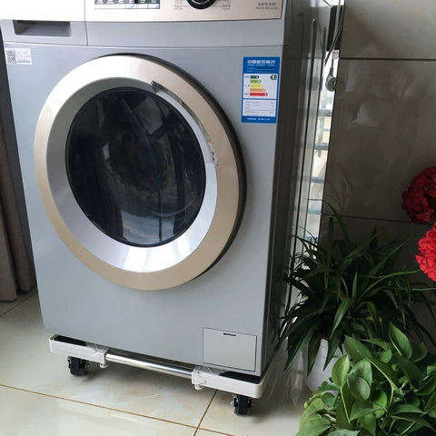 Haier máy giặt kệ cơ sở 8 kg thép không gỉ di động đặc biệt bánh xe sóng cơ sở phổ quát - Kệ