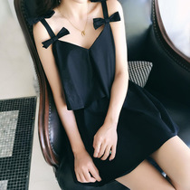 Swimsuit womens conservative one-piece skirt large size belly cover thin hot spring fairy fan small chest gathered swimsuit 2019 new