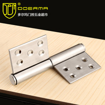 Zhenguan 5 inch detachable fire door stainless steel flag hinge toilet wooden door folding fire door hinge