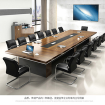 Desk Conference Table Long Table Simple Modern Rectangular Table and Chair Combination Long Strip Large Conference Room Training Table