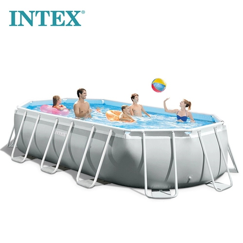 Intex, оригинальный круглый большой бассейн, трубка с аксессуарами