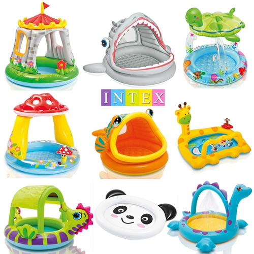 Intex, морской оригинальный надувной бассейн с шариками для младенца
