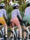 XINTOWN cycling pants women's high waist folding road bike sponge butt pad summer cycling professional outer shorts