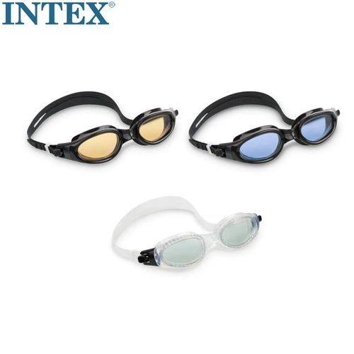 Intex, оригинальные водонепроницаемые очки для плавания, дайвинг, три цвета