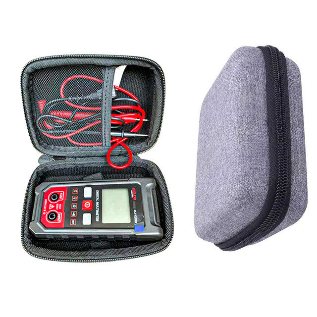Suitable for Delixi Fully Automatic Multimeter Storage Bag, Digital Multimeter Shockproof Bag, Portable Voltmeter Hard Shell Bag