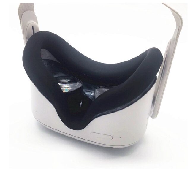 Suitable for Oculus Quest 2Nd Generation Vr Glasses, Light-Blocking Head-Mounted Anti-Sweat Silicone Cover, Soft Anti-Light Leakage Vr Eye Mask