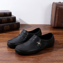 Kitchen Water Shoes Mens Summer Low Help Fashion Short Cylinders Rain Shoes Casual Non-slip Working Rain Boots Male Car Wash Waterproof Rubber Shoes