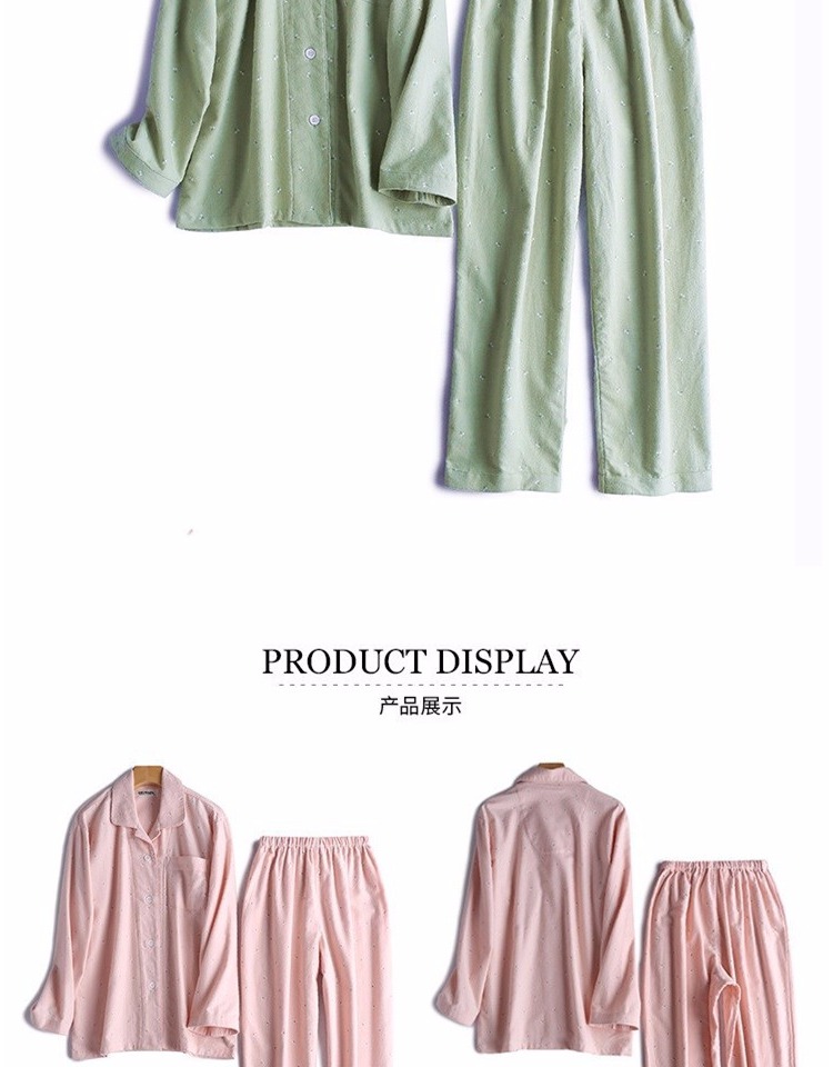 2018 xuất khẩu cotton mới in đồ ngủ nhung siêu mềm 100% cotton da cotton phục vụ tại nhà bộ mặc nhà cao cấp