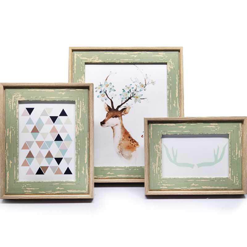 Nostalgic series photo frame table modern minimalist 7 8 inch 10 inch 12 inch A4 picture frame wall hanging creative plus wash photos