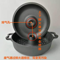 Large number 32cm Japanese style Barbecue Pot Roast Ground Melon Pan Potatoes Sweet Potato Pan Roast Pan Korea Home Gas Stove