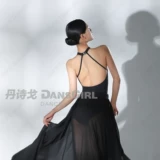 Danshige танцевальная одежда балетное боди для взрослых женщин практика базовая подготовка WG07304 боди с открытыми плечами и воротником-стойкой